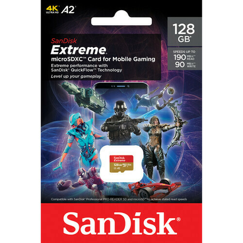 Sandisk microsdxc extreme 128gb outlet