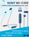 Auriculares Sony inalambricos C100