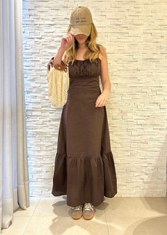 Vestido Melina - Marrom