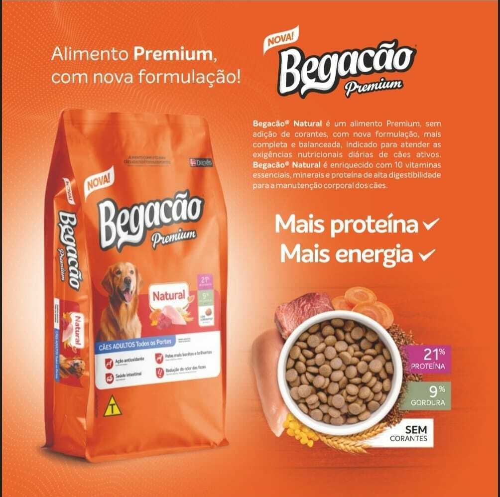 BEGACAO NATURAL 25 KG Comprar em Agrocanedo Pet Shop