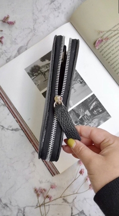 Billetera Saturna negra - Maneca
