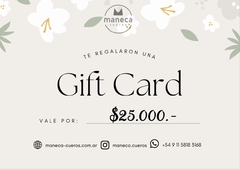 Gift Card de $3.000 hasta $40.000 - Maneca
