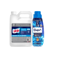 Combo Ropa Skip 5 lts / Suavizante Comfort 500ml Concentrado