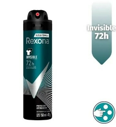 Desodorante antitranspirante Rexona Invisible en aerosol 150 ml