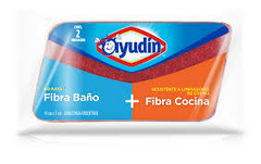 Esponja ayudin fibra baño / cocina (2 unidades)