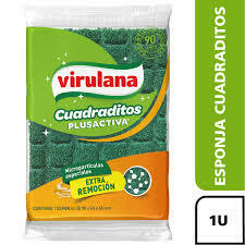 Esponja cuadraditos Virulana