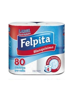 Papel higienico Felpita 80mts x 4u