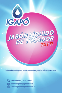 Jabon Liquido de Tocador Tutti 5lts