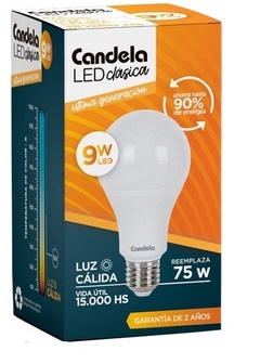 Lampara led candela 9w Calida