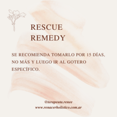 Rescue Remedy o Remedio de Rescate - Renacer Holístico