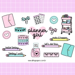 Die Cuts (adesivos) Planner Girl