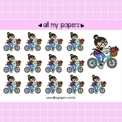 Adesivo Isabela Bicicleta - All my Papers