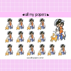 Adesivo Isabela Cat Lady - All my Papers