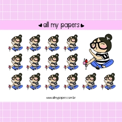 Adesivo Isabela Fazer as unhas - All my Papers