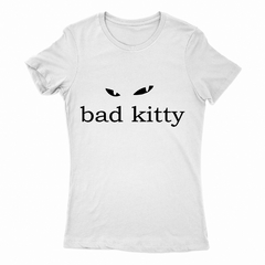 Remera Mujer Manga Corta BAD KITTY 01