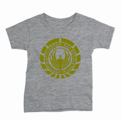 Remera Infantil Manga Corta BATTLESTAR GALACTICA 01 en internet