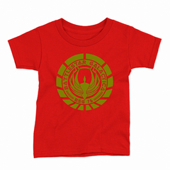 Remera Infantil Manga Corta BATTLESTAR GALACTICA 01 - Wildshirts