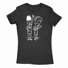 Remera Mujer Manga Corta BEAVIS AND BUTT-HEAD 01 - Wildshirts