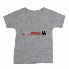 Remera Infantil Manga Corta BETTER WITH NINJAS 01