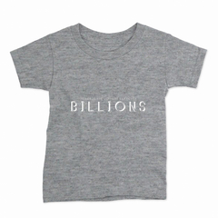 Remera Infantil Manga Corta BILLIONS 01 en internet