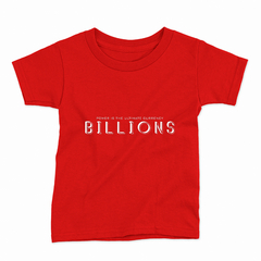 Remera Infantil Manga Corta BILLIONS 01 - Wildshirts