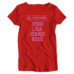 Remera Mujer Manga Corta BLACKPINK 02 - Wildshirts