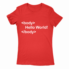 Remera Mujer Manga Corta BODY 01 - Wildshirts