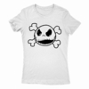 Remera Mujer Manga Corta CALAVERA JACK 01