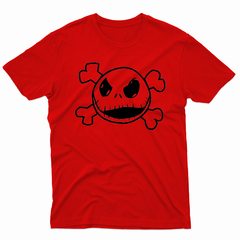 Remera Unisex Manga Corta CALAVERA JACK 01 en internet