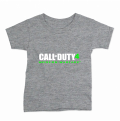 Remera Infantil Manga Corta CALL OF DUTY 03 en internet