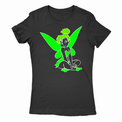 Remera Mujer Manga Corta CAMPANITA TINKERBELL 01 - Wildshirts