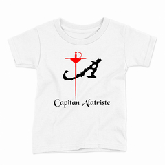 Remera Infantil Manga Corta CAPITN ALATRISTE 01