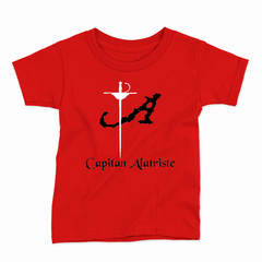 Remera Infantil Manga Corta CAPITN ALATRISTE 01 en internet