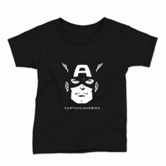 Remera Infantil Manga Corta CAPITAN AMERICA 01