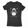 Remera Mujer Manga Corta CAPITAN AMERICA 01