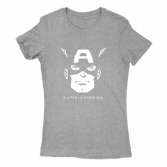 Remera Mujer Manga Corta CAPITAN AMERICA 01 en internet