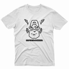 Remera Unisex Manga Corta CAPITAN AMERICA 01 - comprar online