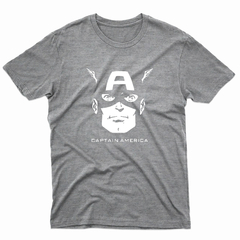 Remera Unisex Manga Corta CAPITAN AMERICA 01 en internet