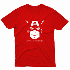 Remera Unisex Manga Corta CAPITAN AMERICA 01 - Wildshirts