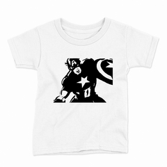 Remera Infantil Manga Corta CAPITAN AMERICA 02