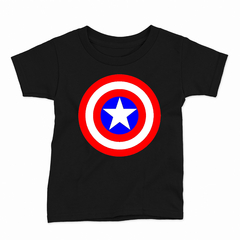 Remera Infantil Manga Corta CAPITAN AMERICA 03 - Wildshirts