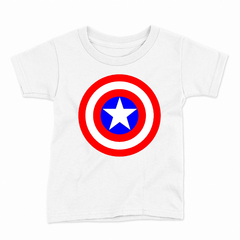 Remera Infantil Manga Corta CAPITAN AMERICA 03