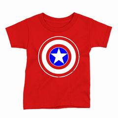 Remera Infantil Manga Corta CAPITAN AMERICA 03 en internet