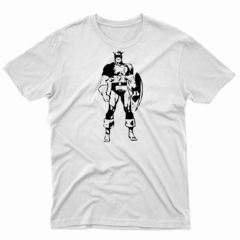 Remera Unisex Manga Corta CAPITAN AMERICA 04