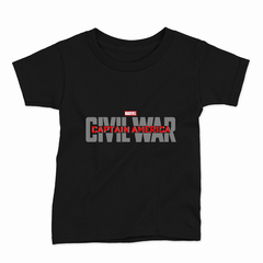 Remera Infantil Manga Corta CAPITAN AMERICA 05