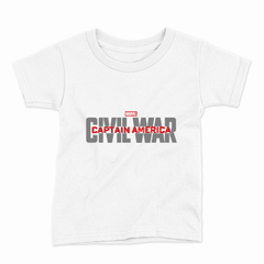 Remera Infantil Manga Corta CAPITAN AMERICA 05 - comprar online