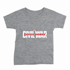 Remera Infantil Manga Corta CAPITAN AMERICA 05 en internet