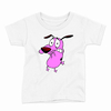 Remera Infantil Manga Corta CORAJE EL PERRO COBARDE 01