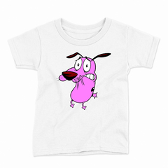 Remera Infantil Manga Corta CORAJE EL PERRO COBARDE 01