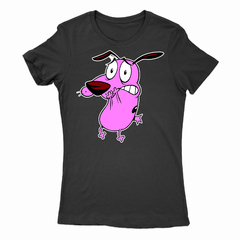 Remera Mujer Manga Corta CORAJE EL PERRO COBARDE 01 - Wildshirts